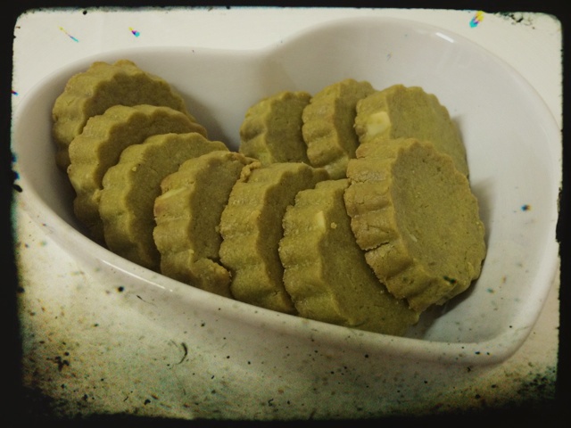 抹茶杏仁饼干