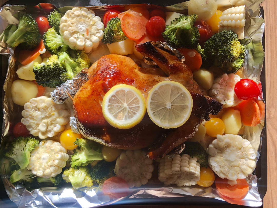 一款会爆汁的苹果蜜汁烤鸡🔥蒸烤箱版外脆里嫩❗