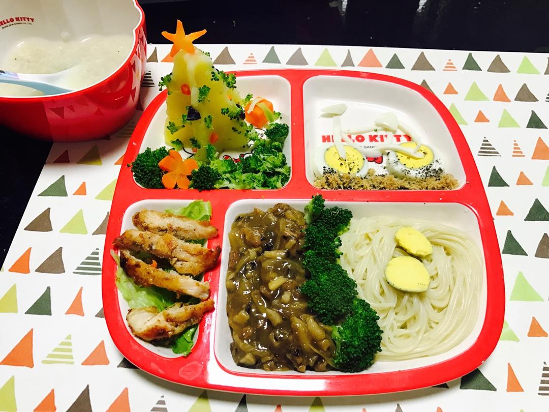 儿童版卤肉饭