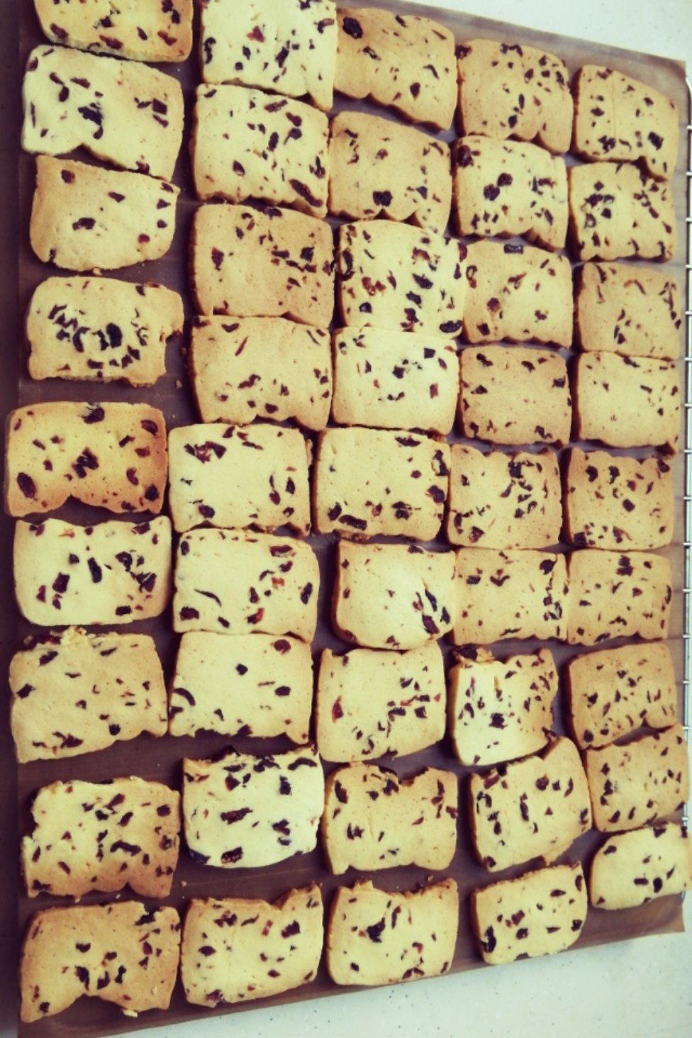 低糖少油版蔓越莓饼干