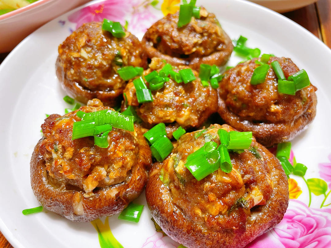 空气炸锅之香菇酿肉