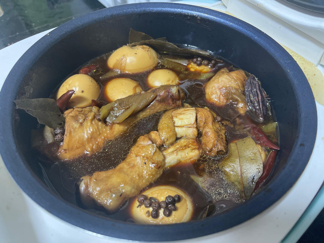 爆好吃的卤鸡腿 卤蛋❗电饭煲 炒锅都可以做~