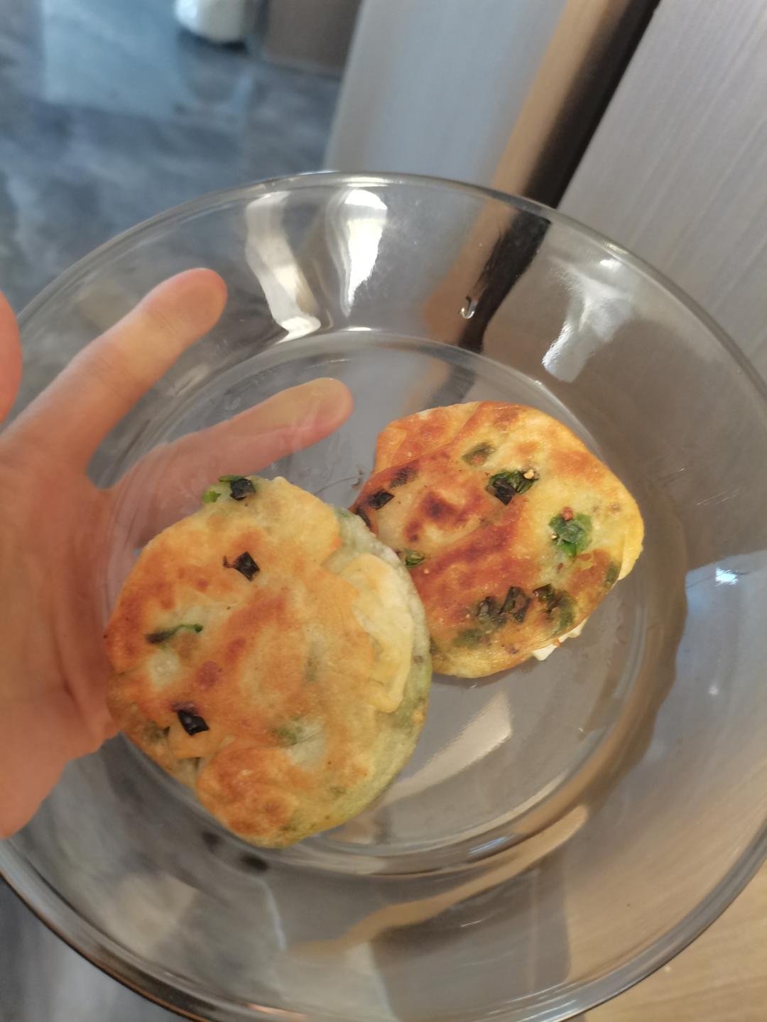 快手懒人版葱油饼❗️㊙️简单易做❗️超级酥脆❗️