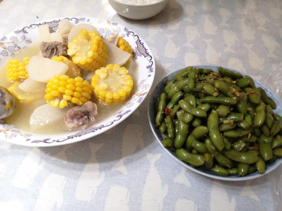 武汉夏夜狂欢菜 | 凉拌毛豆