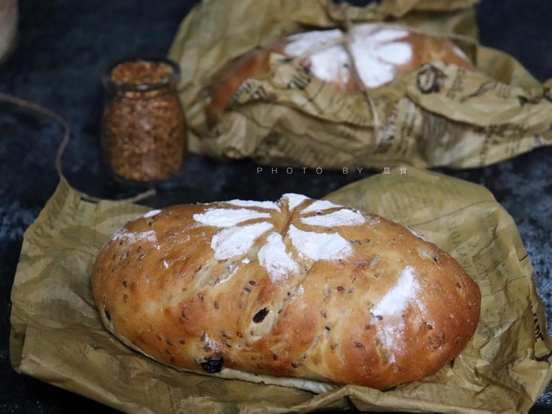 亚麻籽红酒蔓越莓软欧