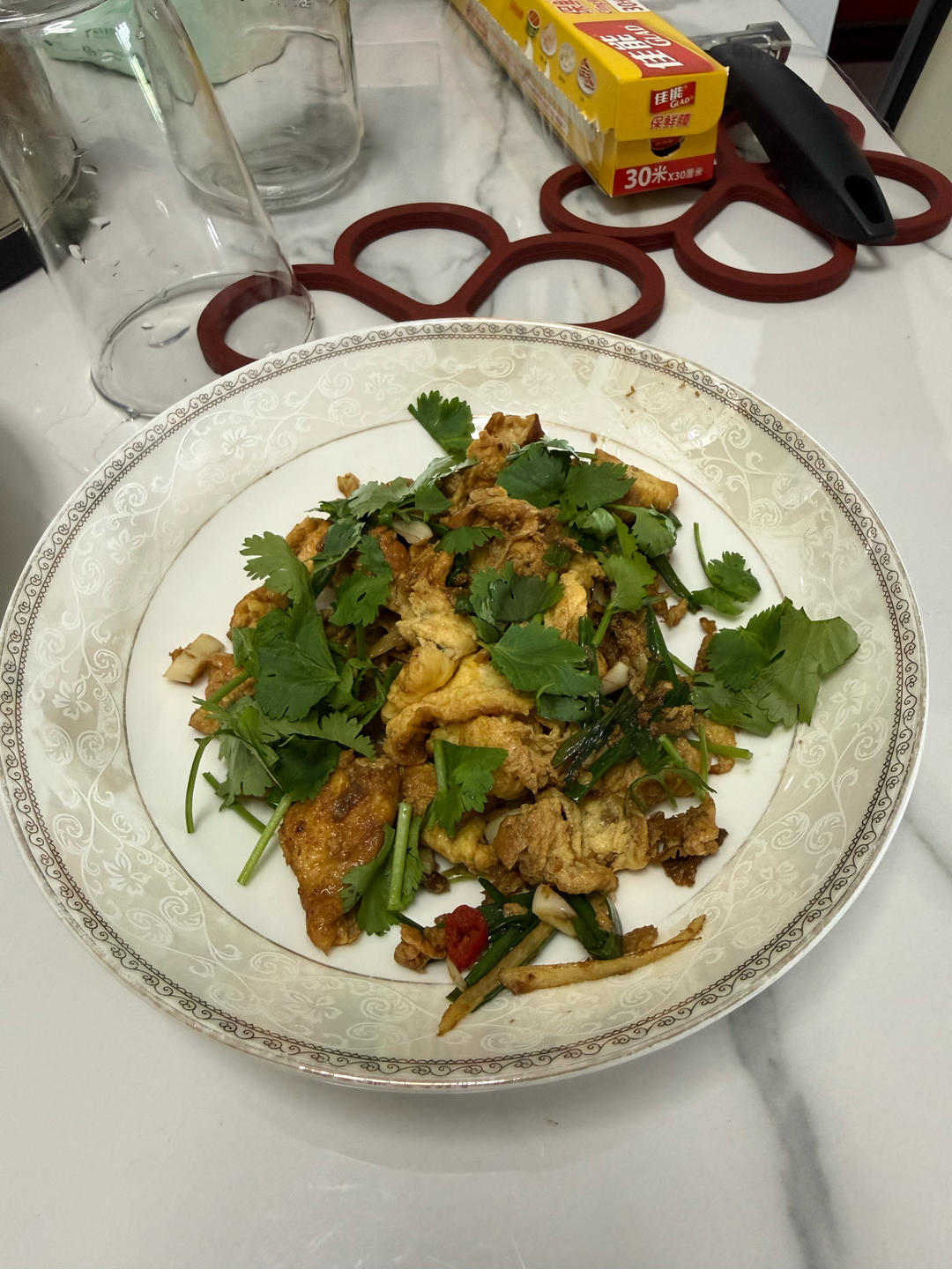 油爆醋炒蛋(长沙下饭菜)