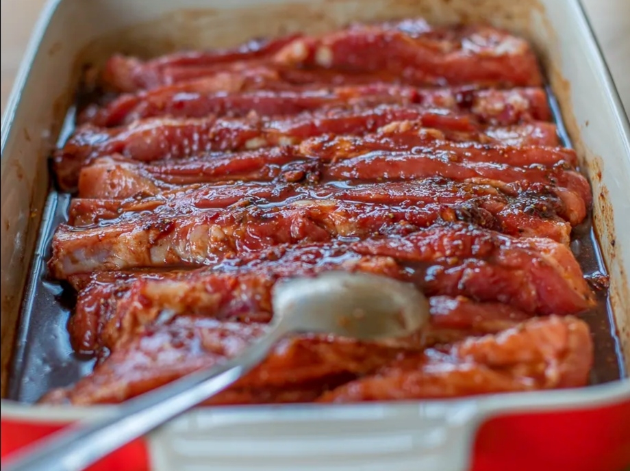 中西融合料理—腐乳酱烤猪肋（Oven Baked Pork Ribs）的做法 步骤3