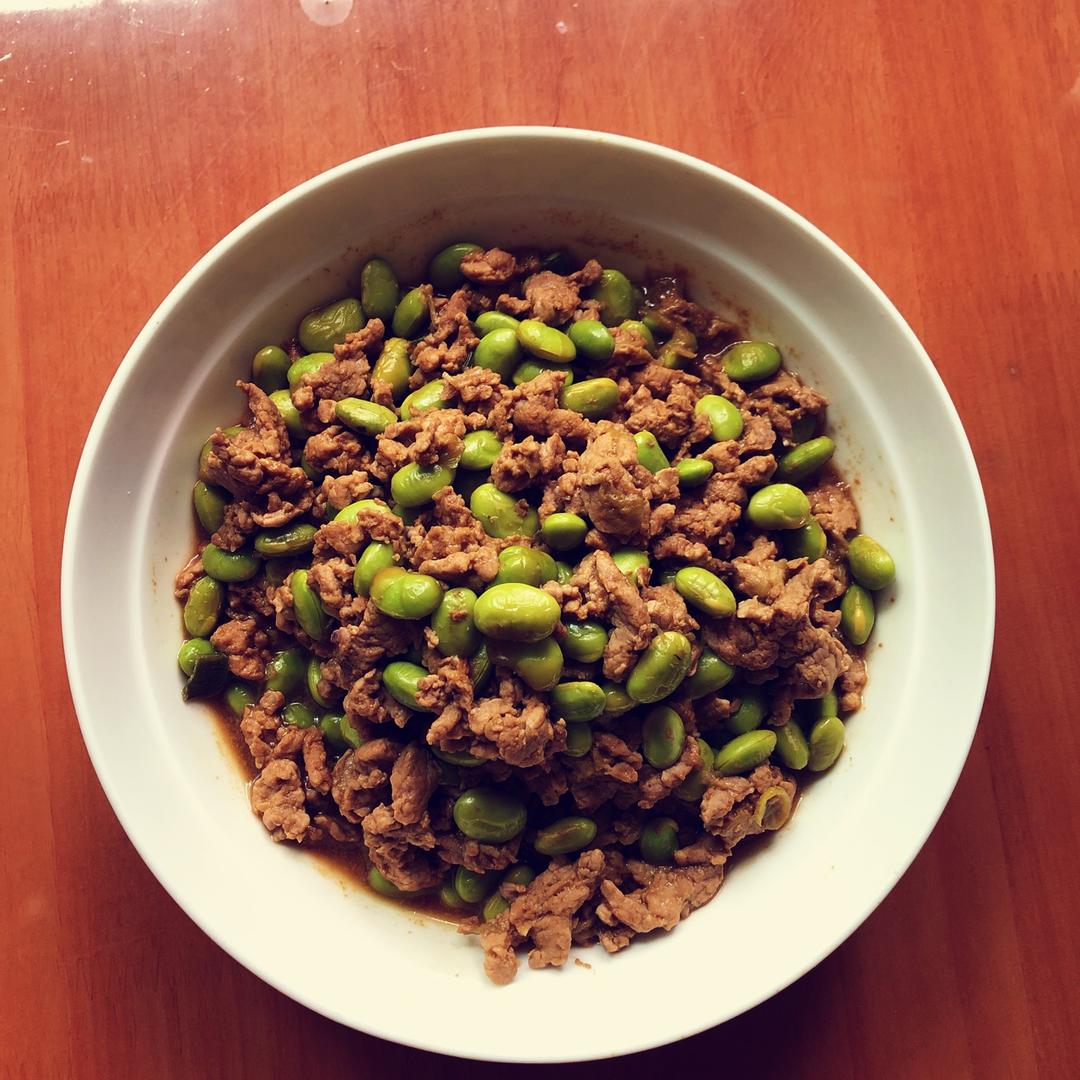 超级下饭菜：毛豆炒肉