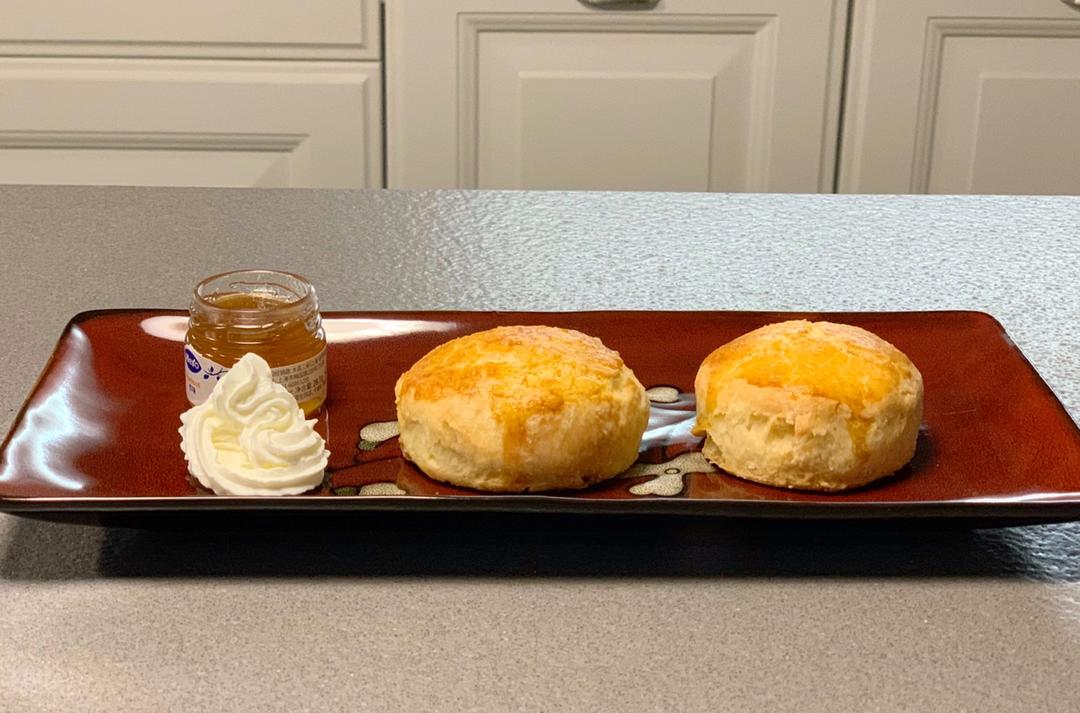 酵母司康饼【视频】