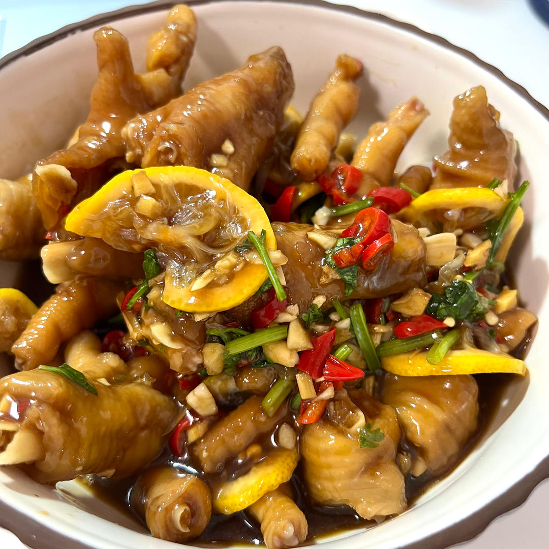 【柠檬酸辣鸡爪】自制超级无敌美味的网红鸡爪
