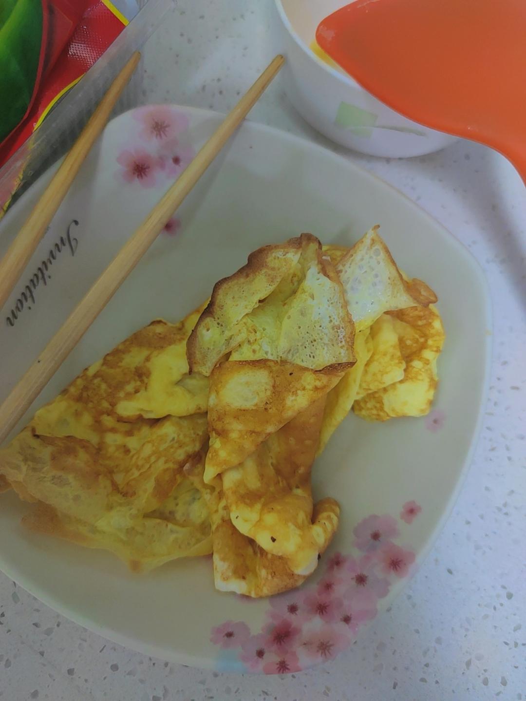 3️⃣步搞定的家常鸡蛋皮