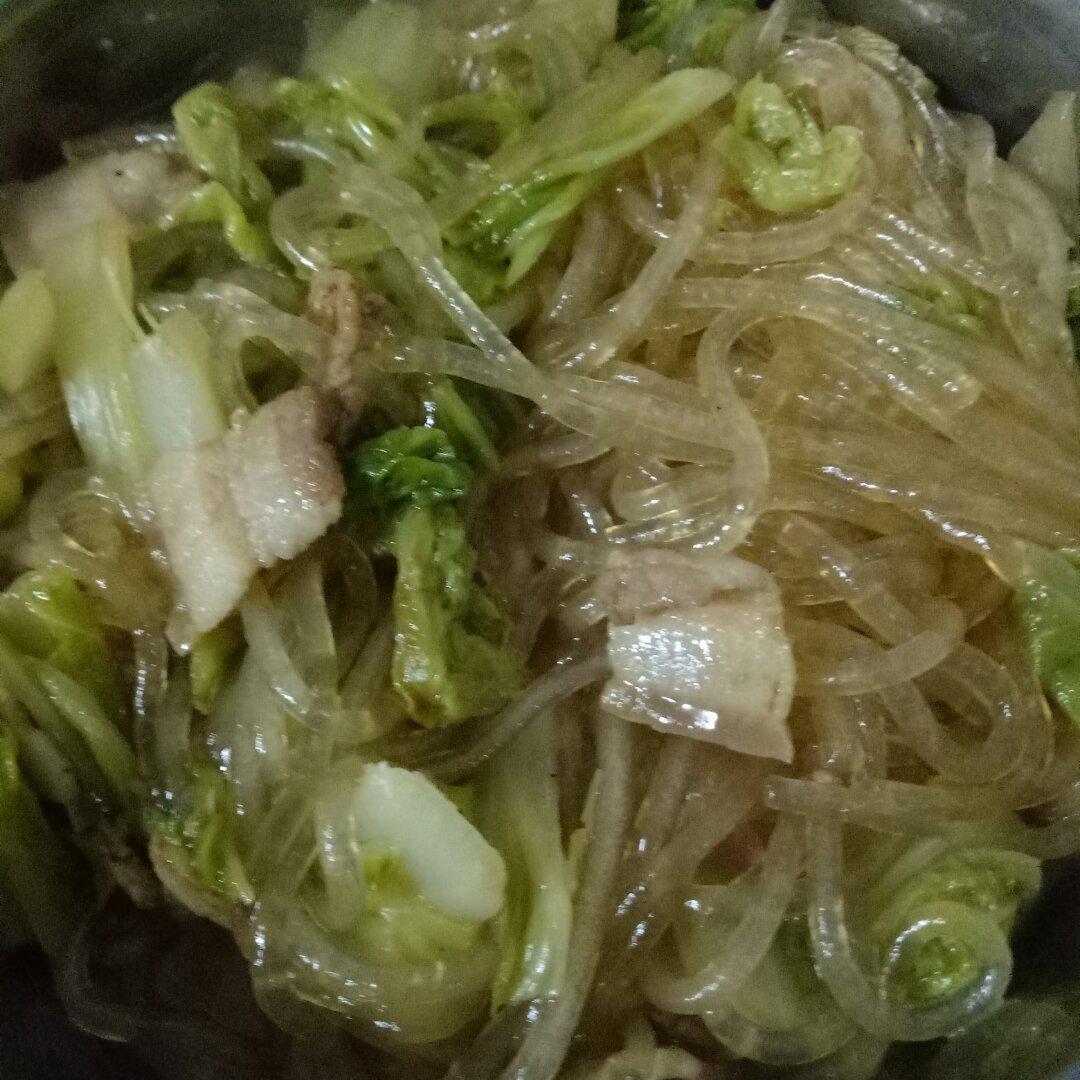 猪肉白菜炖粉条