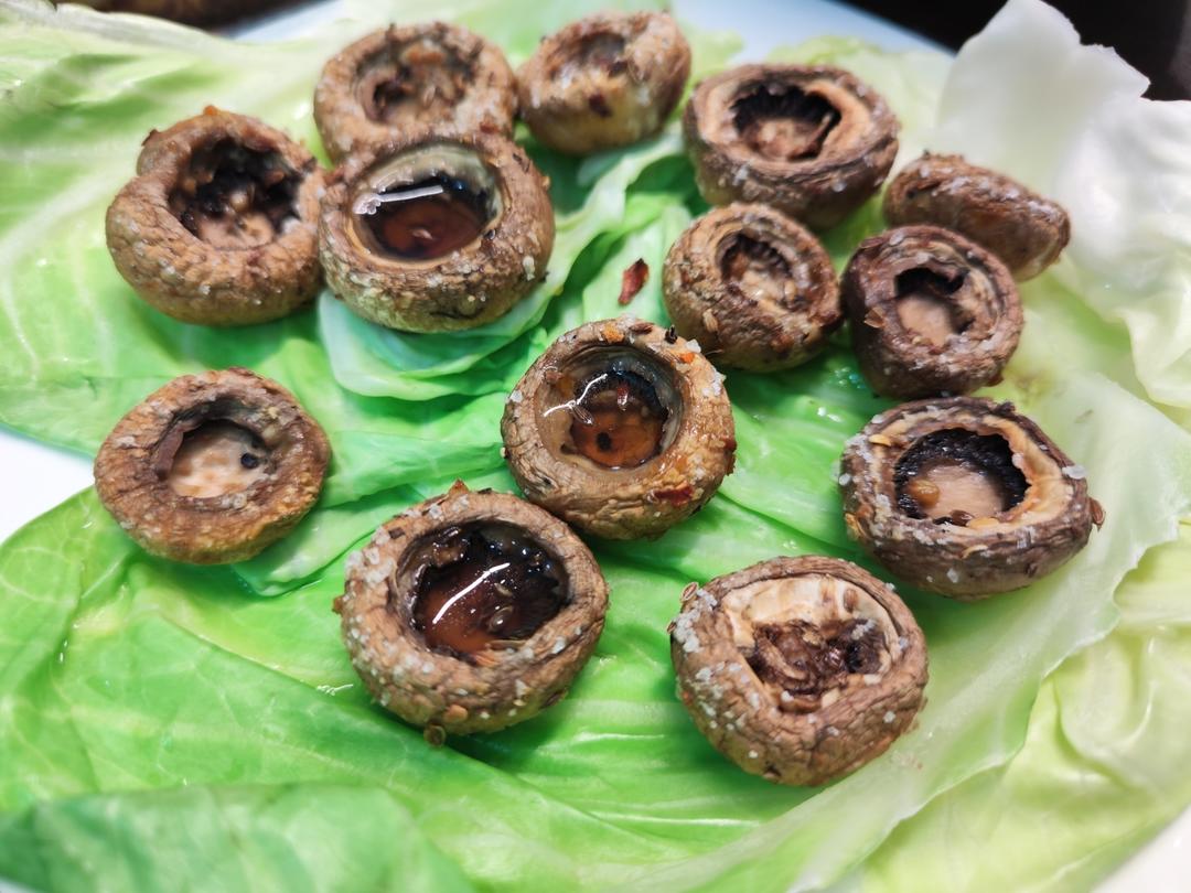 好吃，烤它！烤口蘑