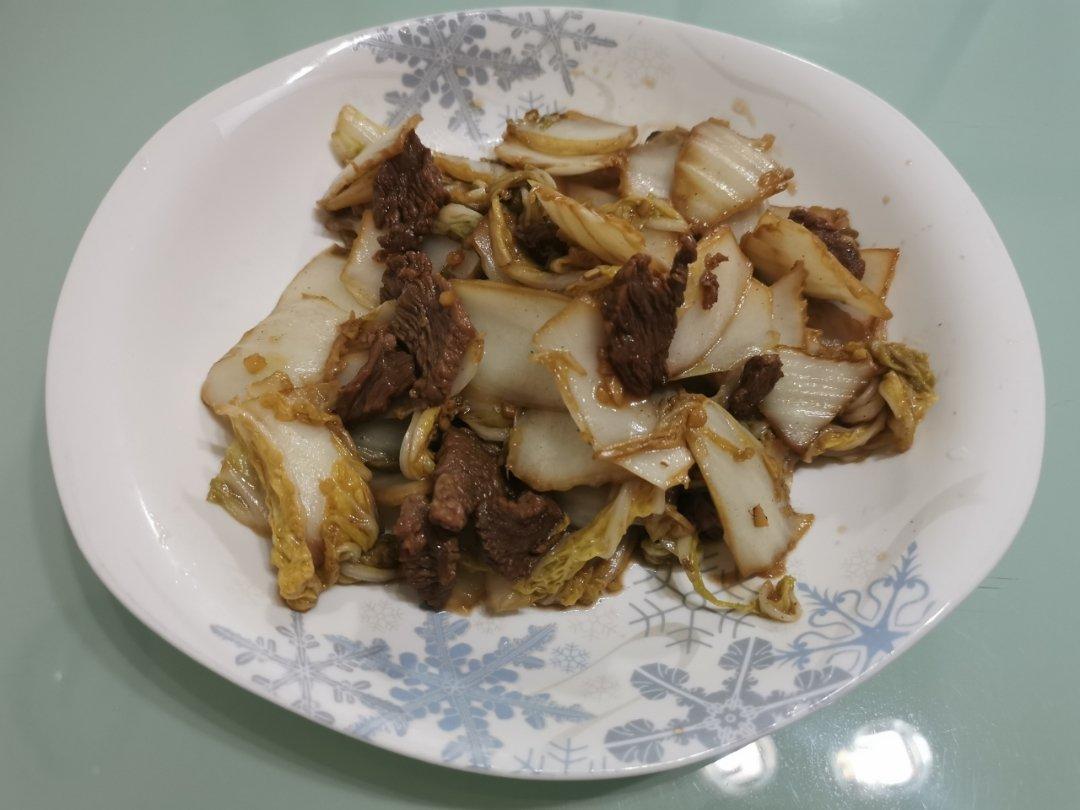 白菜炒肉