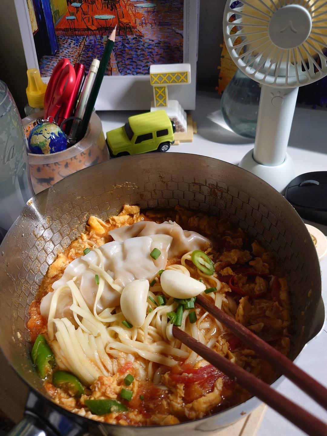 番茄鸡蛋打卤面