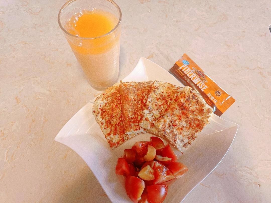 黄磊老师同款低卡营养包菜鸡蛋饼