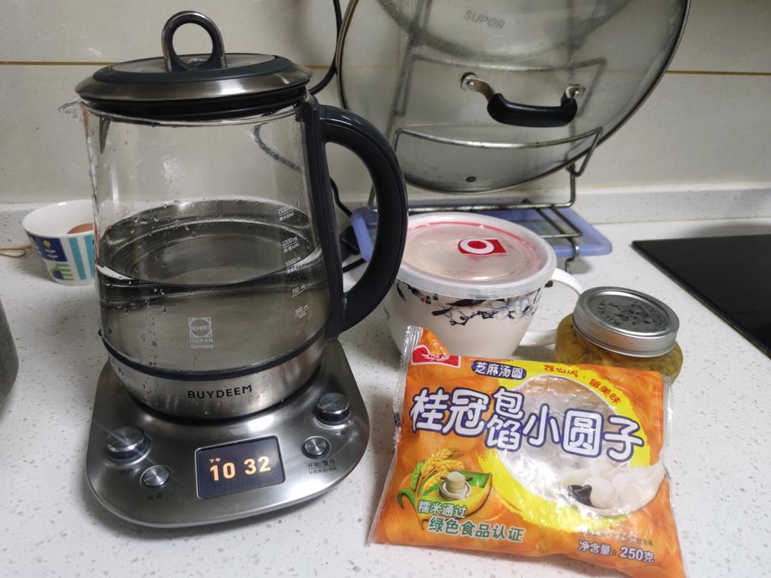 桂花酒酿小元宵【养生壶食谱12月】