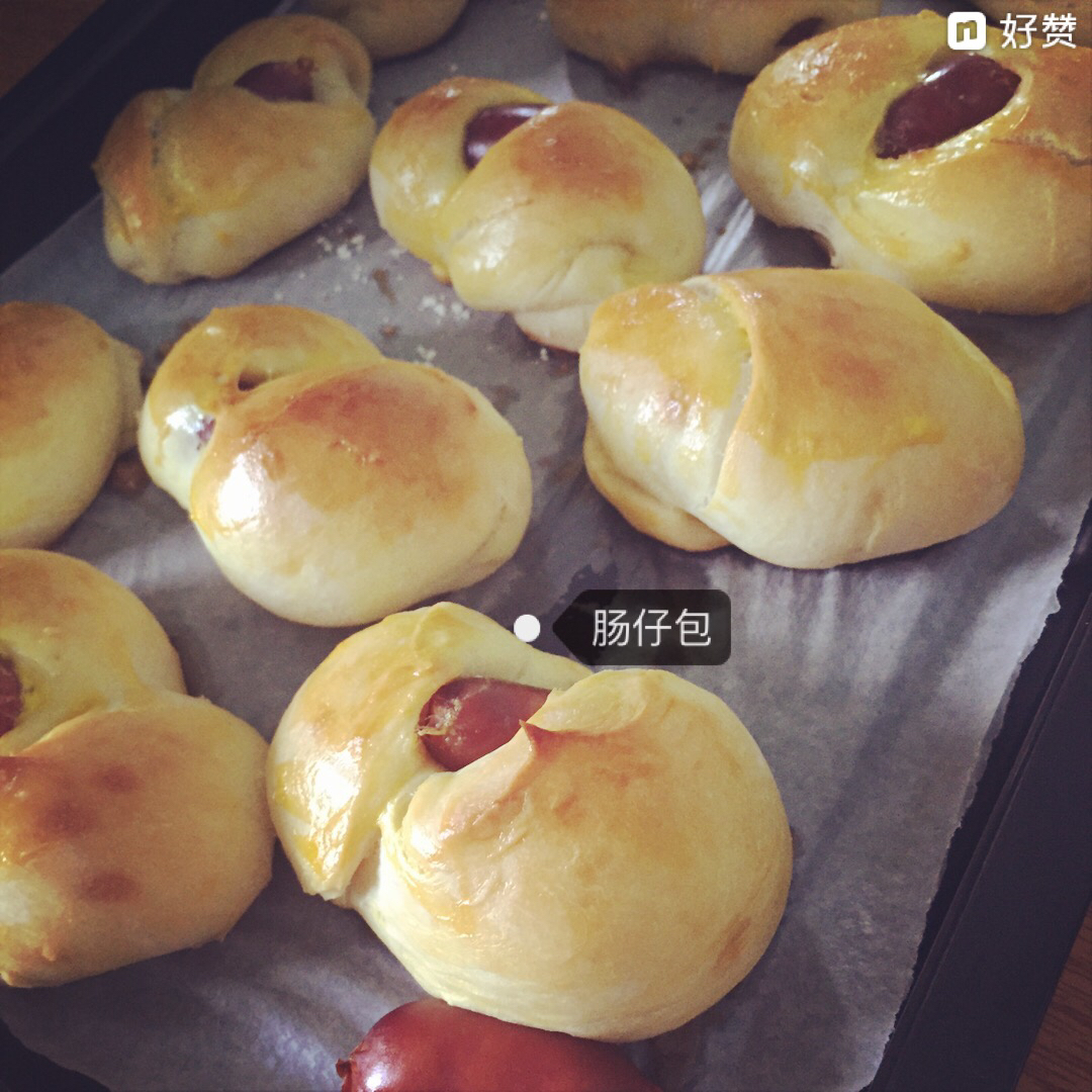 肠仔包(基本汤种面团）