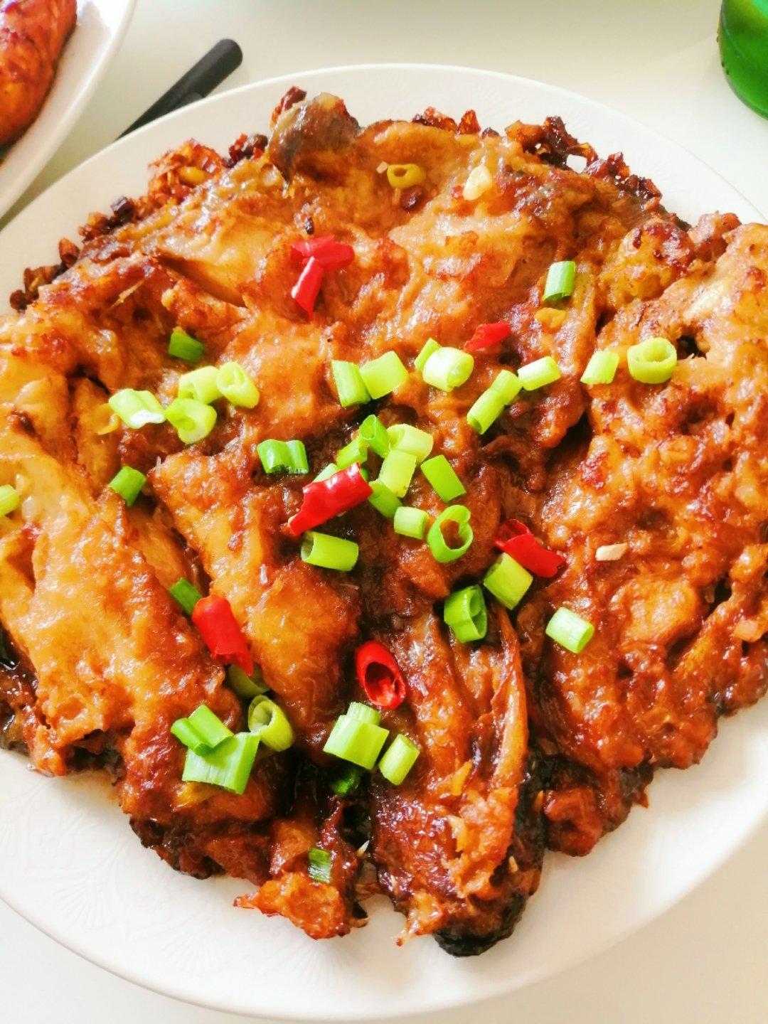 红烧蝶鱼头