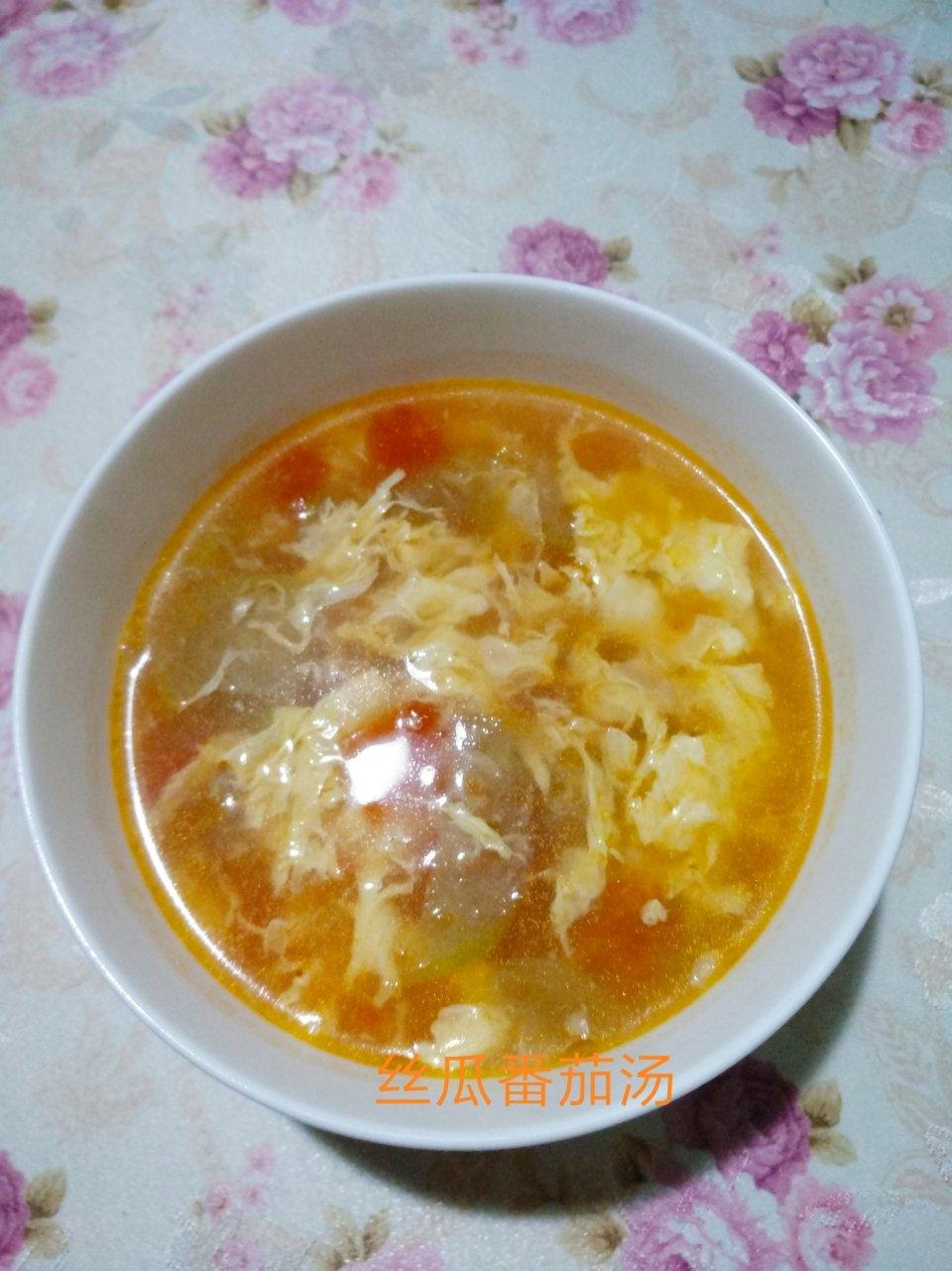 鸡蛋丝瓜汤