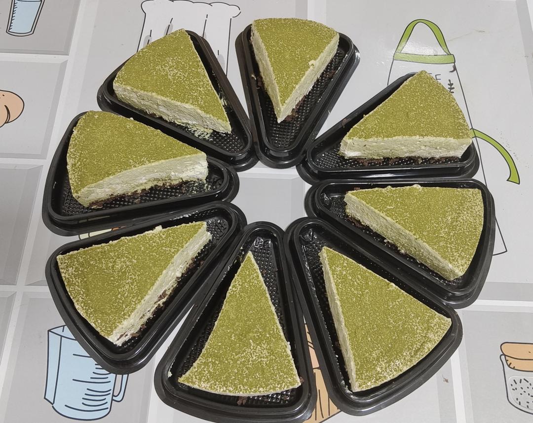 无需烤箱❗️零失败❗️抹茶大理石慕斯❗️入口即化