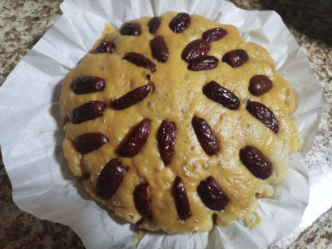 红糖发糕，不用揉面，比买的好吃多了