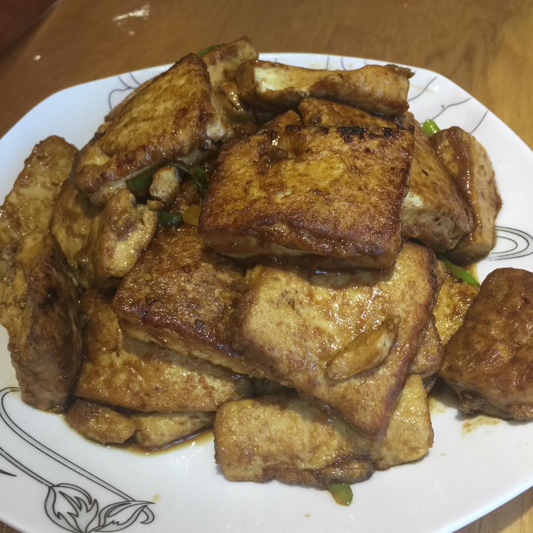 蚝油嫩豆腐