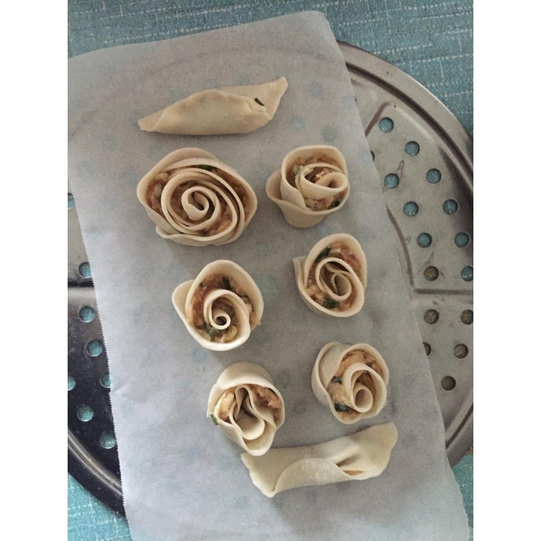 玫瑰花饺子