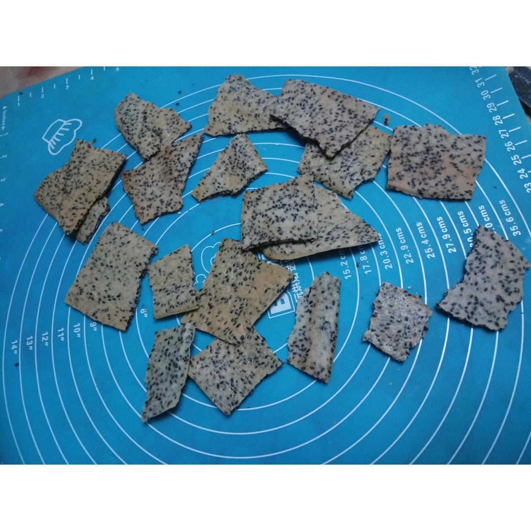 蛋白芝麻薄脆饼干（失败率低的做法）