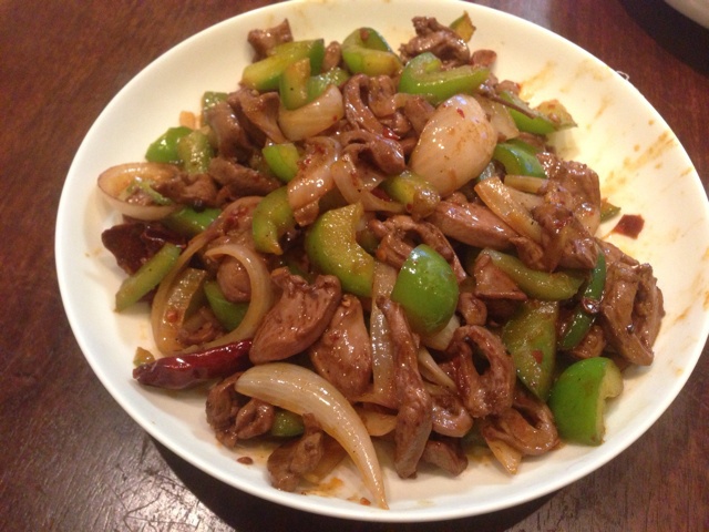 辣炒鸡心