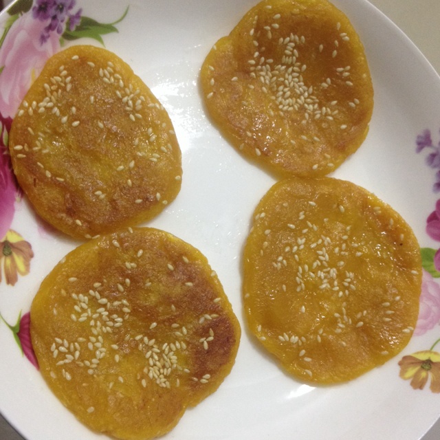 芝麻南瓜饼