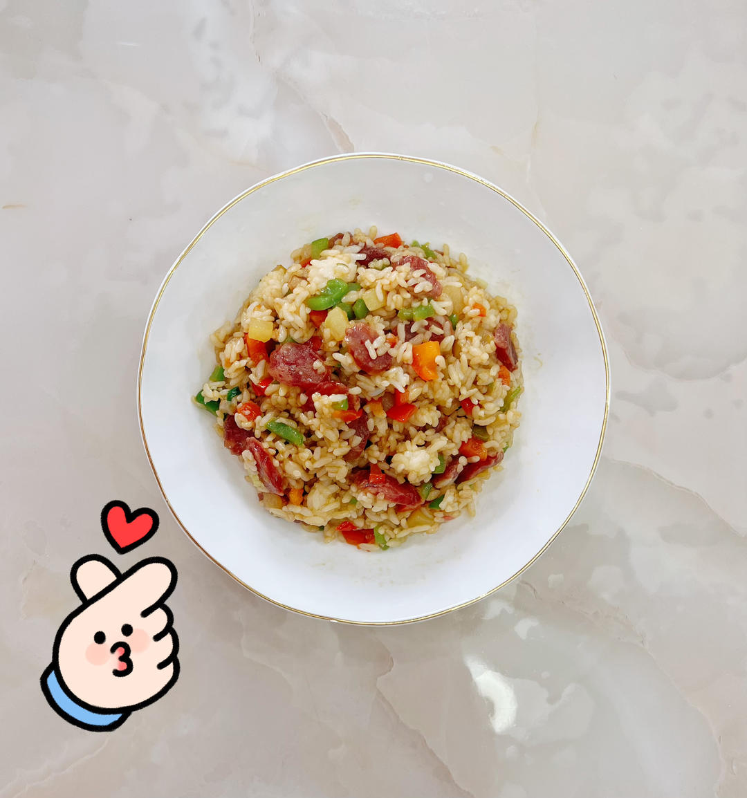 火腿土豆烩饭