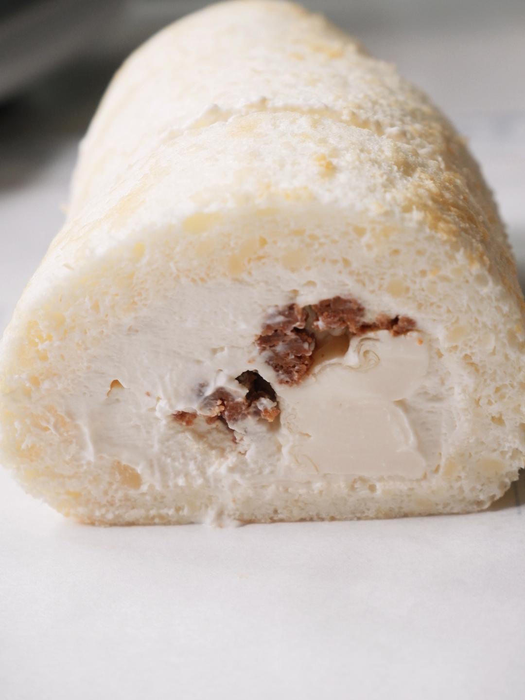 💘网红💘大白兔奶冻蛋糕卷（爆好吃的奶酱、奶酥和奶冻有详解）