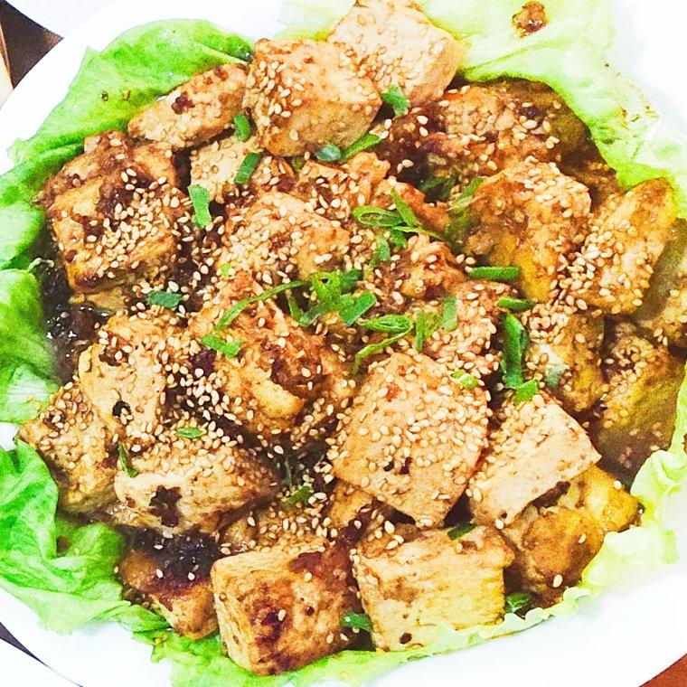 分分钟光盘，完爆路边摊的香煎孜然豆腐