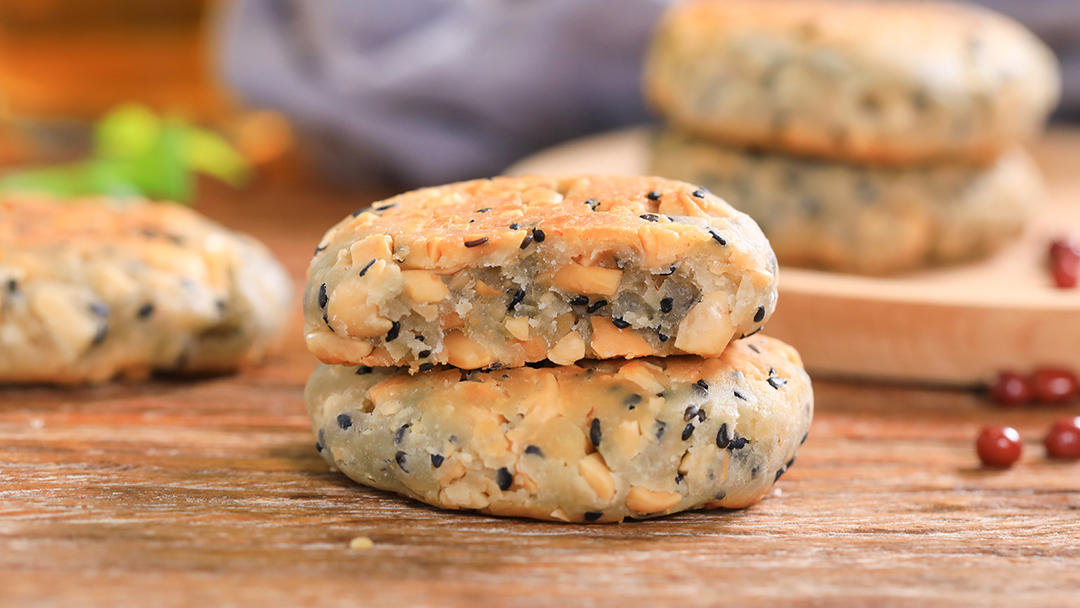 花生酥饼的做法