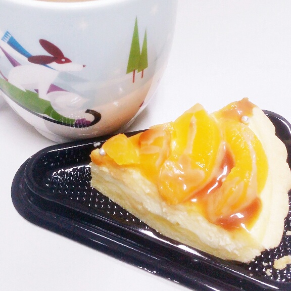 焦糖黄桃派