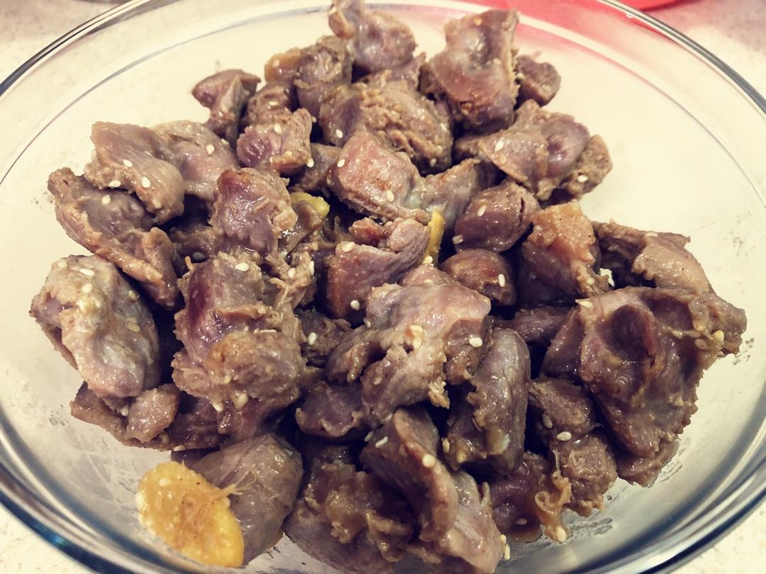 电饭锅盐焗鸡肾(鸡胗)