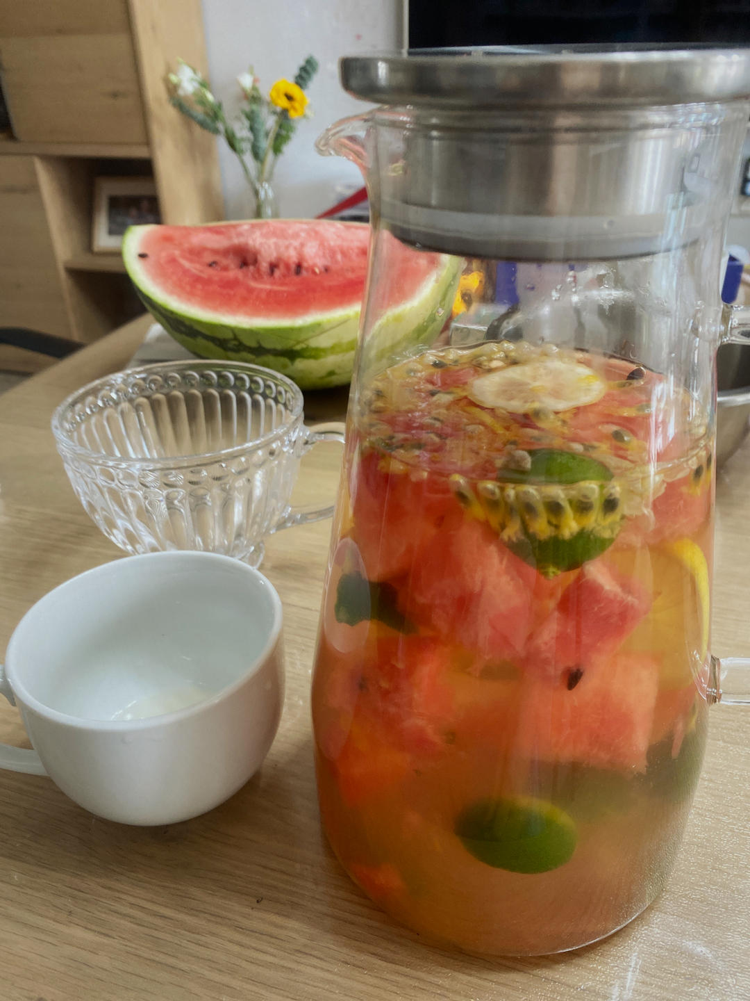 自制无敌好喝夏日解腻水果茶🍊完爆饮品店，新手百分百成功，试试就知道