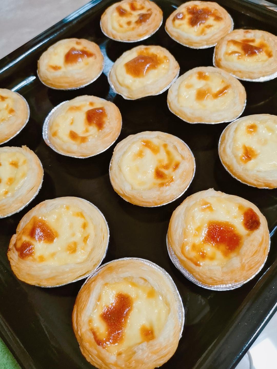 简单快手又不浪费鸡蛋奶油的超赞美味蛋挞的做法