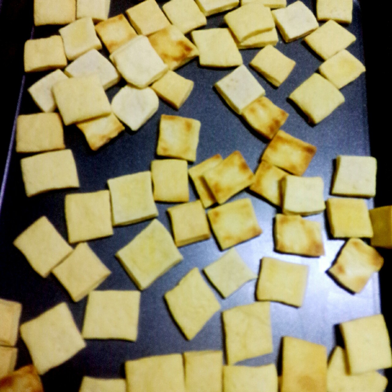 牛奶方块小饼干（烤箱做饼干）