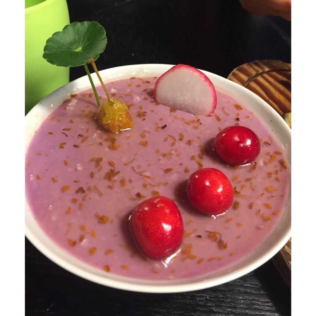 蓝莓山药泥