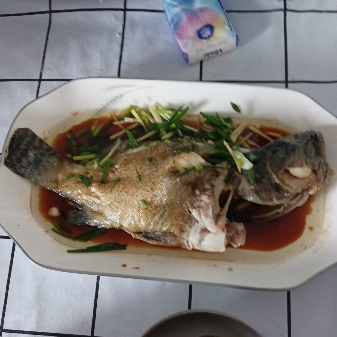 清蒸多宝鱼
