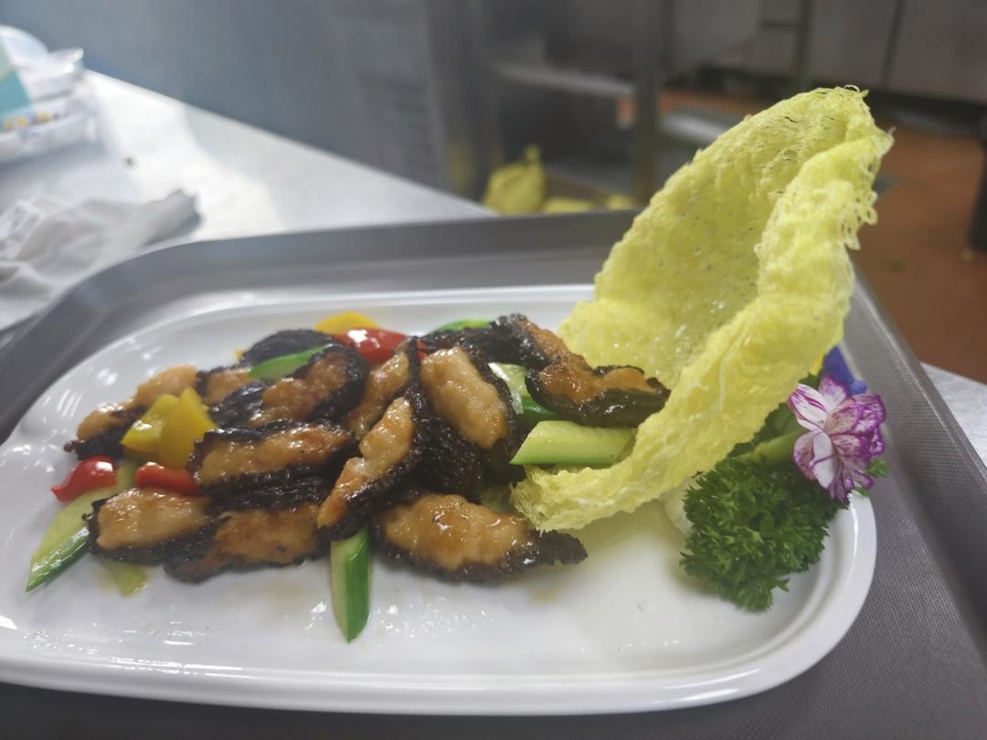 百花煎酿羊肚菌