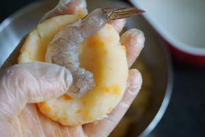 黄金土豆虾球—松下蒸烤箱SC300的做法 步骤14