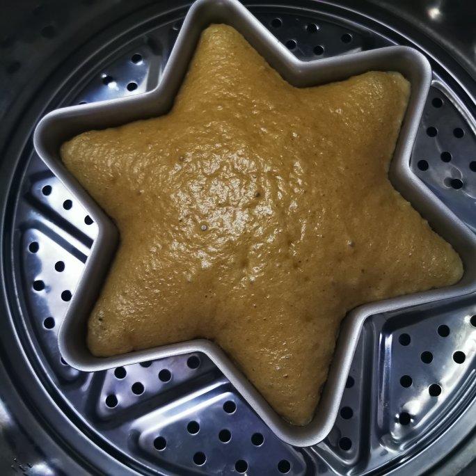 Q弹柔软的红糖葡萄干发糕