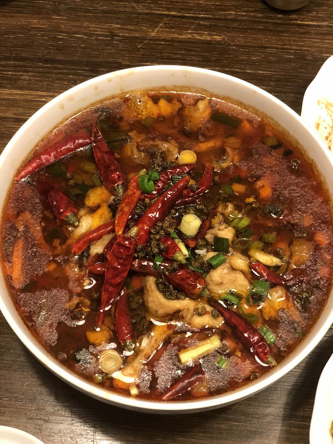 青花椒水煮鱼/水煮牛肉