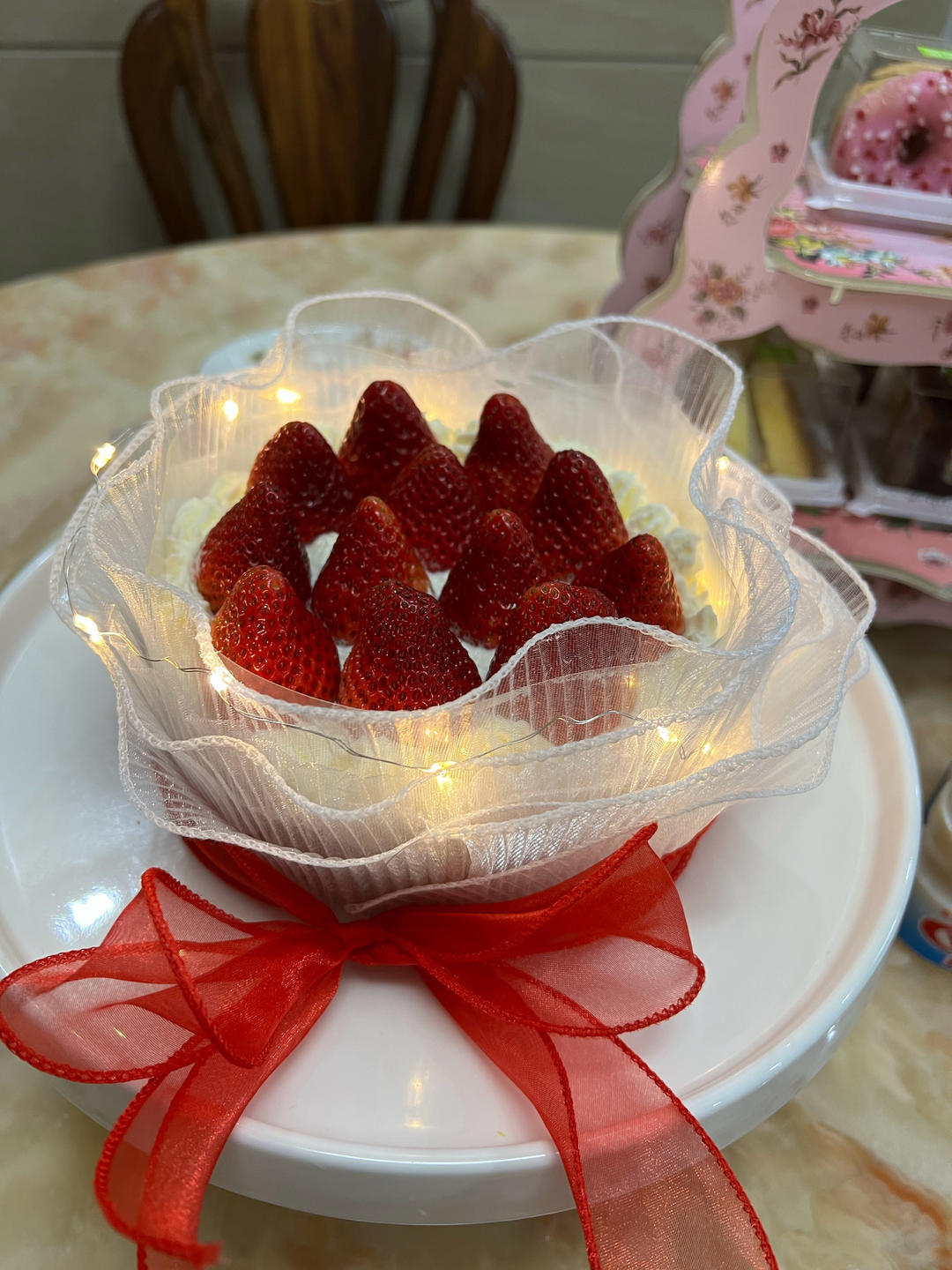 自制生日蛋糕巴斯克芝士6寸，小白手残党一次成功的做法