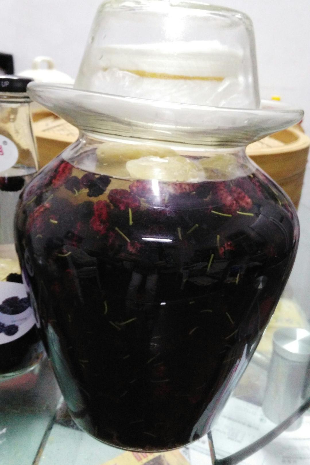 李利青做的桑葚酒