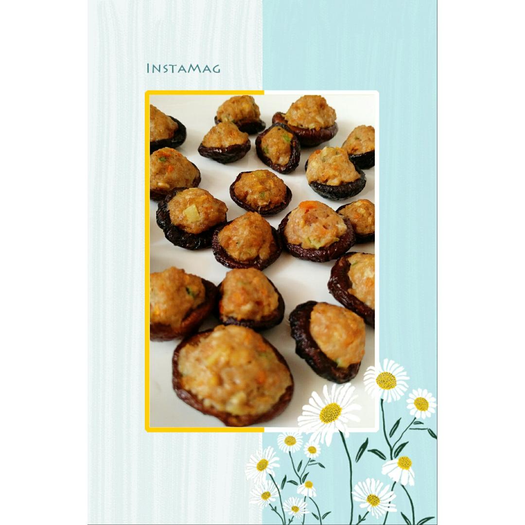 豆腐肉末酿香菇