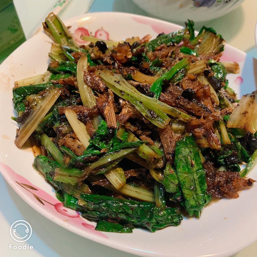 豆豉鲮鱼油麦菜